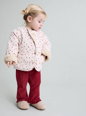 Búho Buho 62H 5366 SOFT VELOUR PANTS CHERRY