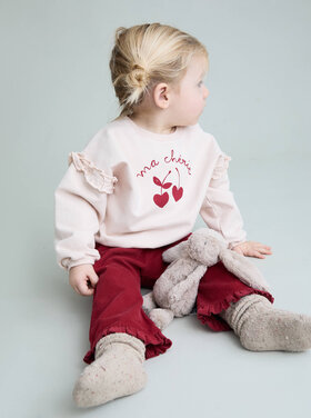Búho Buho 62H 5367 CHERIE SWEATSHIRT CREAM PINK