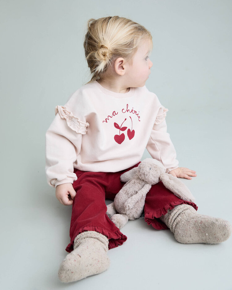 Búho Buho 62H 5367 CHERIE SWEATSHIRT CREAM PINK