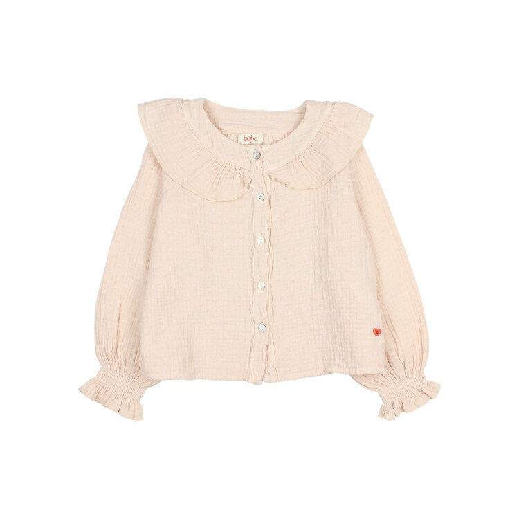Búho Buho 62H 5423 PLUMETI BLOUSE CREAM PINK