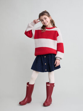 Búho Buho 62H 5435 MINI CUORE SKIRT NAVY