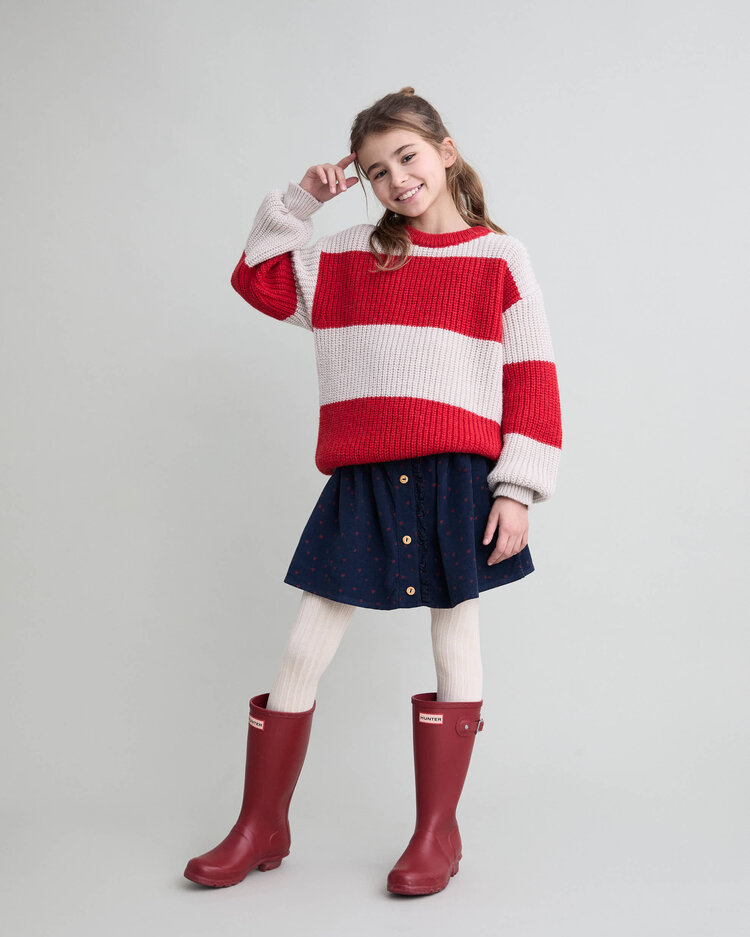 Búho Buho 62H 5435 MINI CUORE SKIRT NAVY