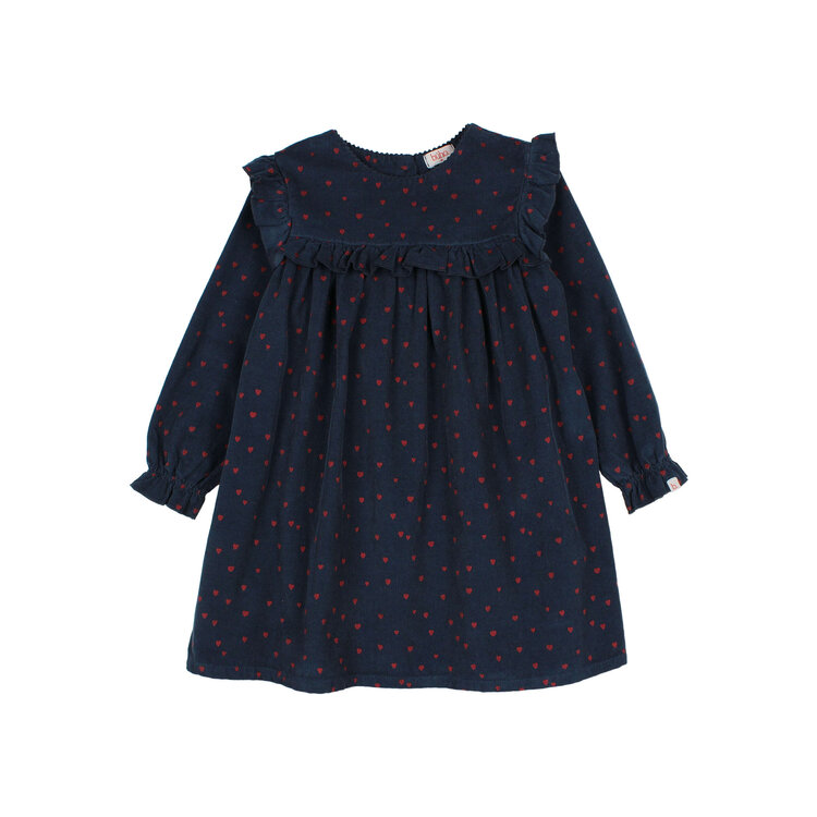 Búho Buho 62H 5437 MINI CUORE DRESS NAVY