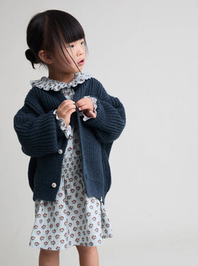 Búho Buho 62H 5457 SOFT KNIT CARDIGAN WHALE