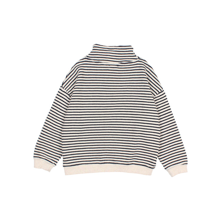 Búho Buho 62H 5467 SOFT STRIPES SWEATSHIRT NAVY