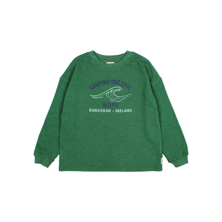 Búho Buho 62H 5481 WAVE T-SHIRT FOREST GREEN