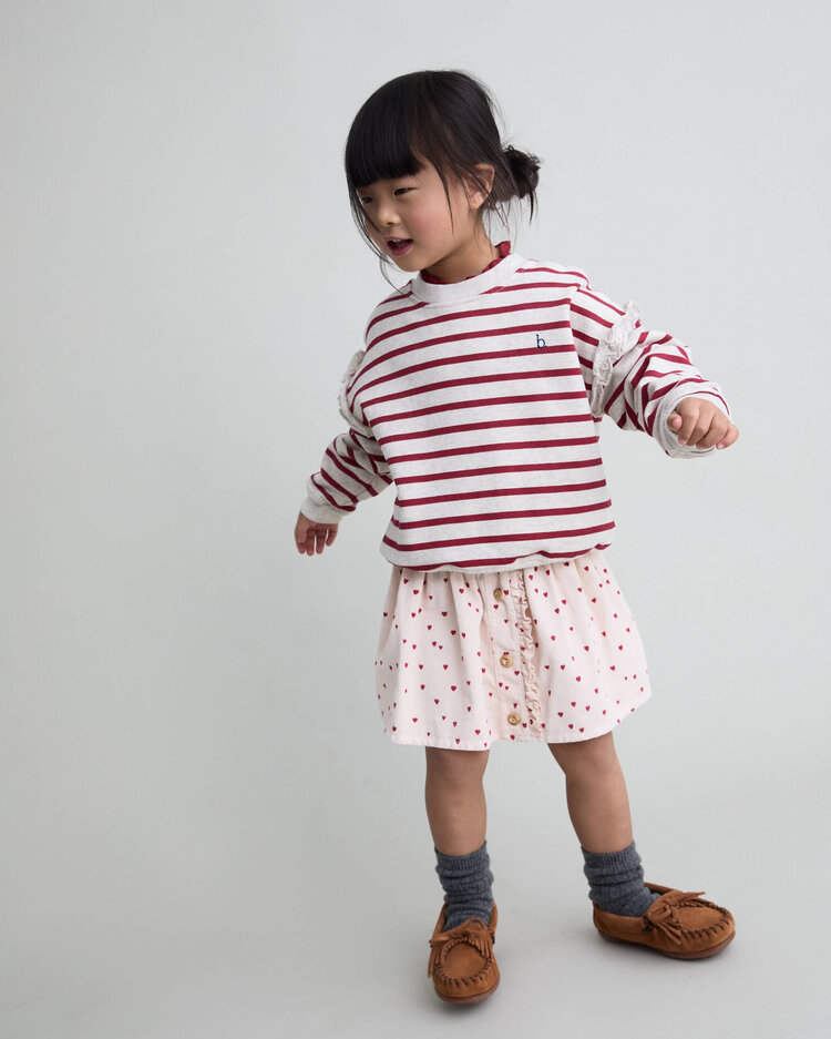 Búho Buho 62H 5483 GIRLY SAILOR SWEATSHIRT CHERRY