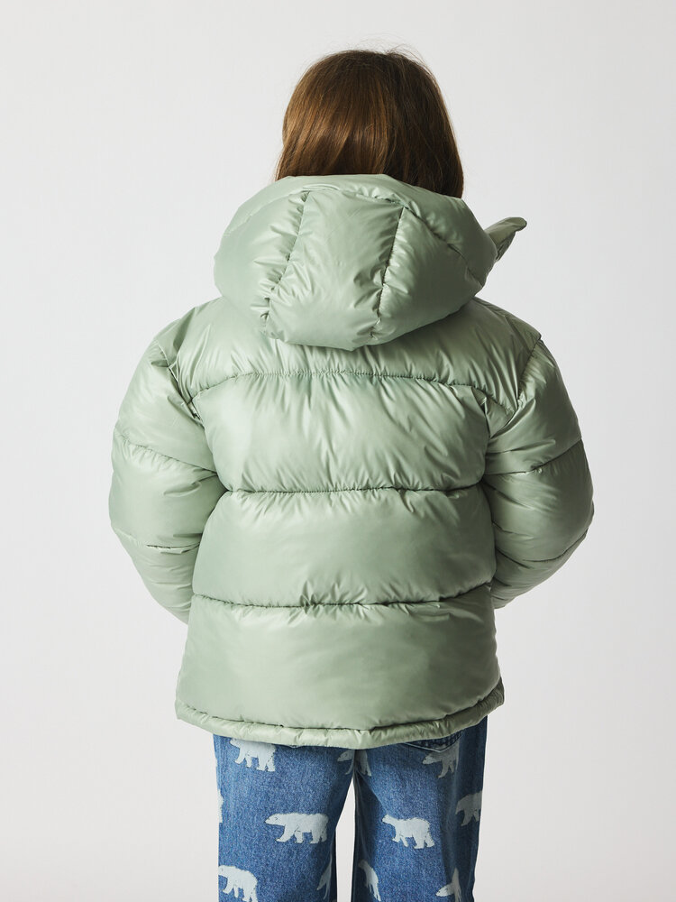 brunobruno Brunobruno 62H EDITH PUFFER JACKET AQUA GRAY