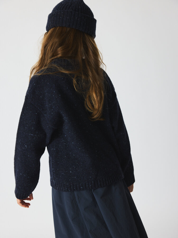 brunobruno Brunobruno 62H JUDE SWEATER INDIGO BLUE