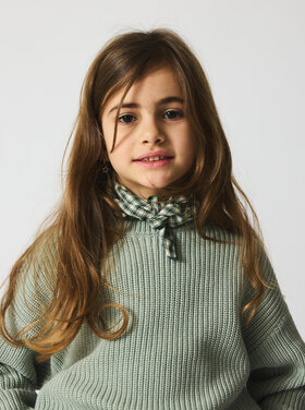 brunobruno Brunobruno 62H SIENNA SWEATER AQUA GREY