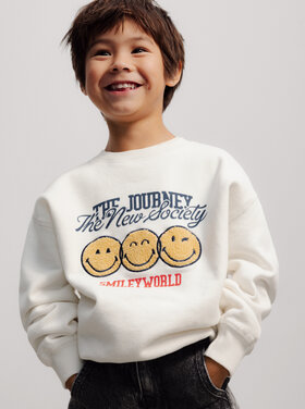 The New Society New Society 62H SWEATSHIRT WHISPER WHITE