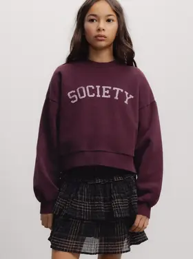 The New Society New Society 62H LEA SWEATSHIRT WINETASTING