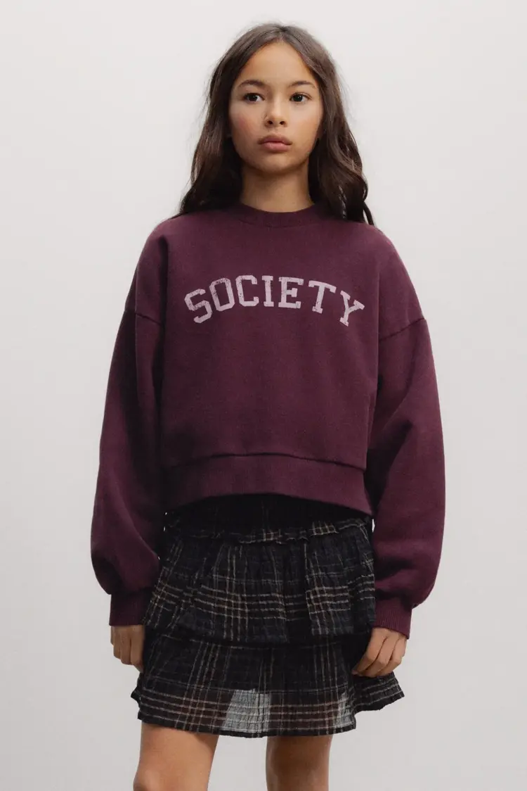 The New Society New Society 62H LEA SWEATSHIRT WINETASTING