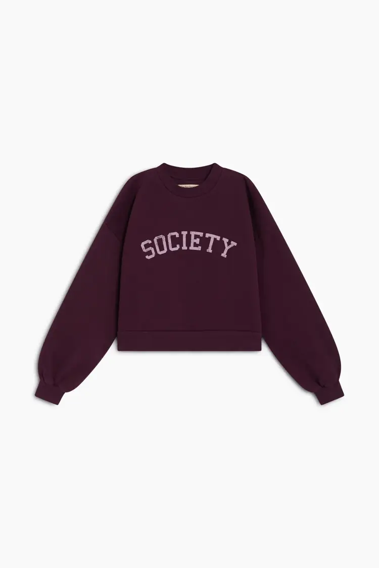 The New Society New Society 62H LEA SWEATSHIRT WINETASTING