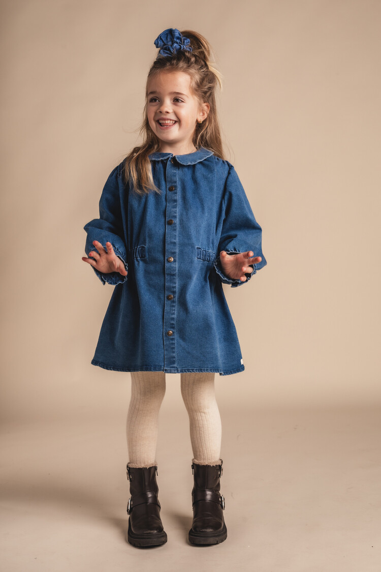 Baje Studio Baje 62H JURK BELLEA BLUE DENIM 00044