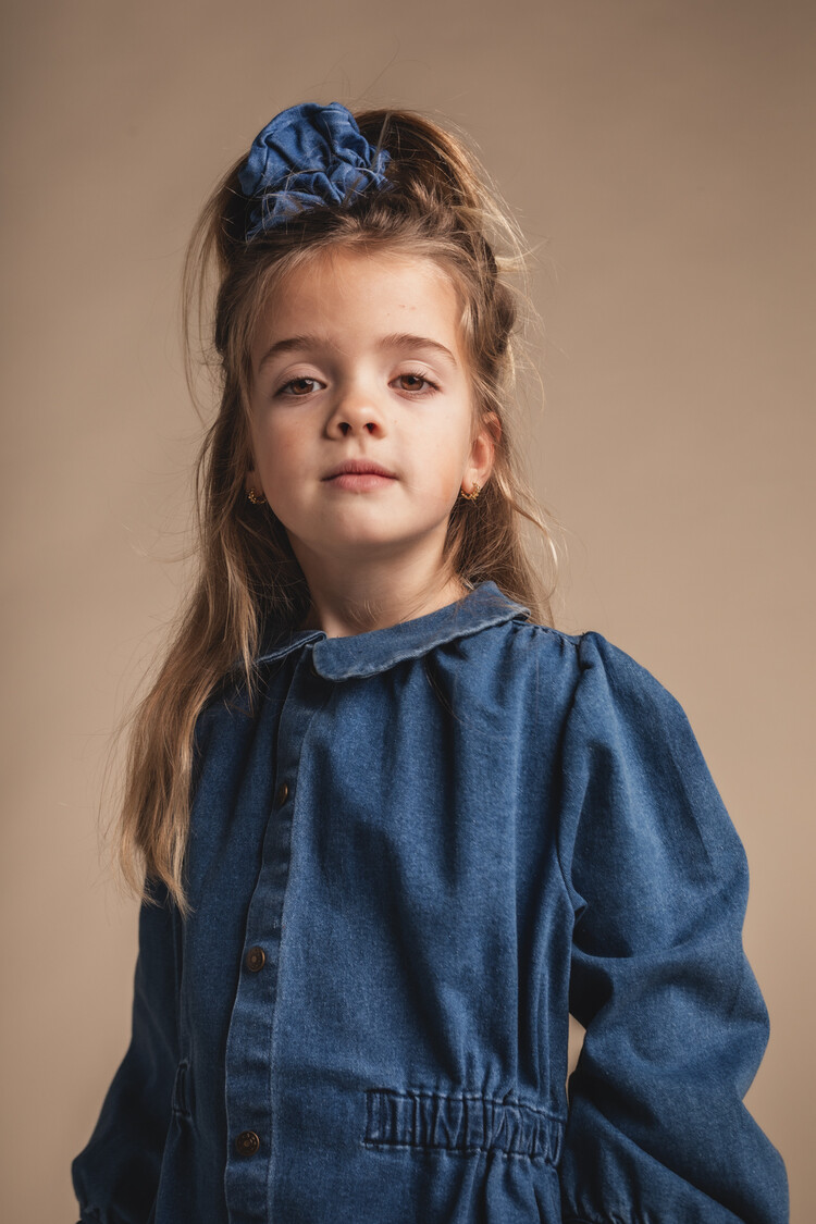 Baje Studio Baje 62H JURK BELLEA BLUE DENIM 00044