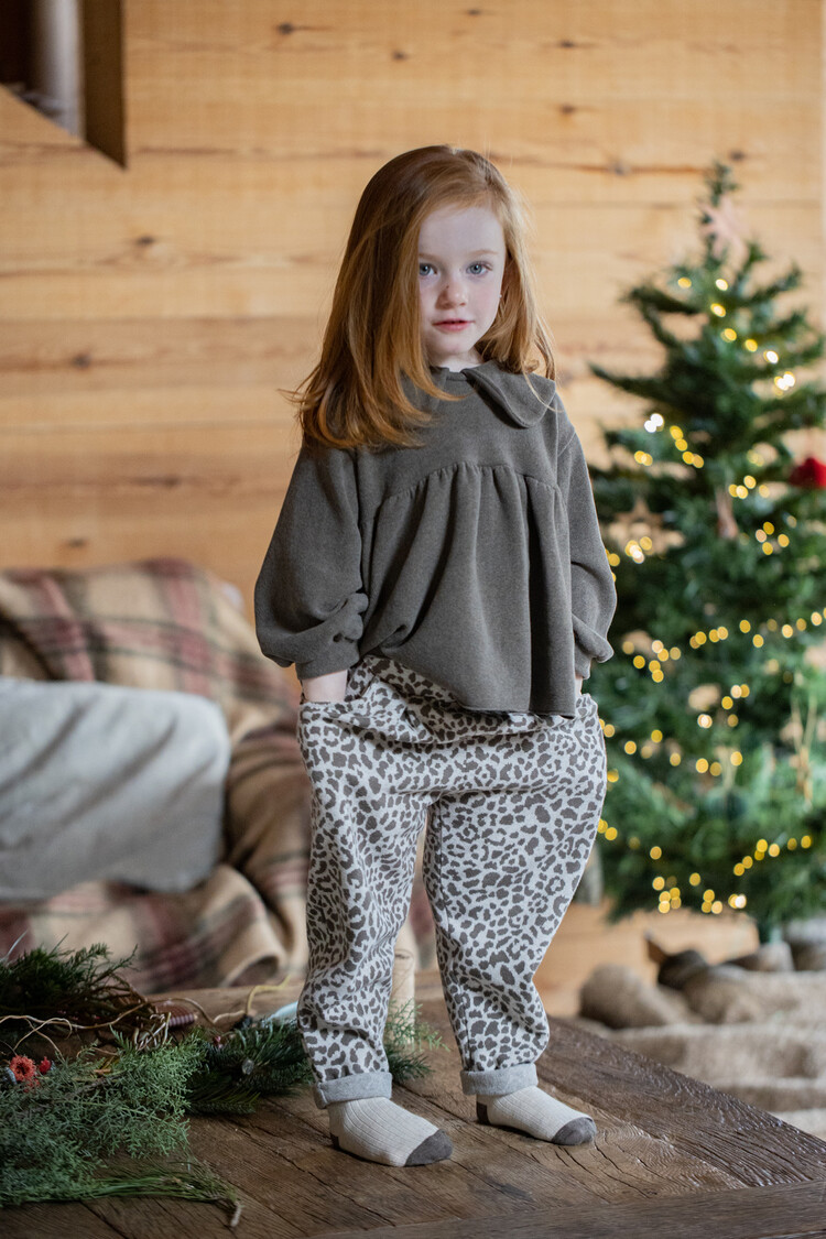 1+ in the family 1+ in the family 62H ROMA PANTS DARK-TAUPE