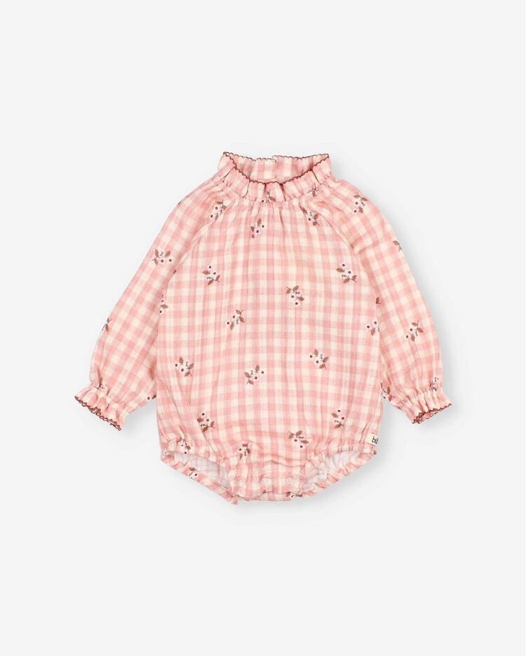 Búho Buho 62H ROMPER VICHY PEONY