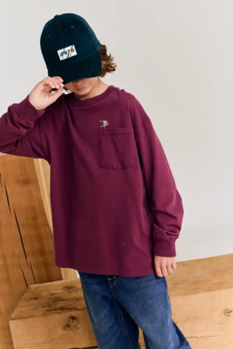 Ao76 AO 62H Finley T-shirt Flip bordeaux 226-2070-212