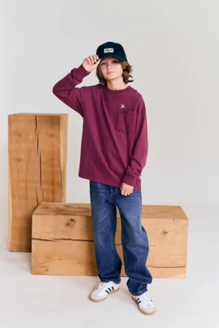 Ao76 AO 62H Finley T-shirt Flip bordeaux 226-2070-212