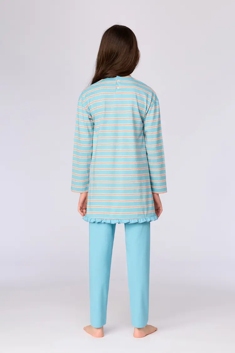 Woody WOODY MEISJES BLAUWE STREEP 904