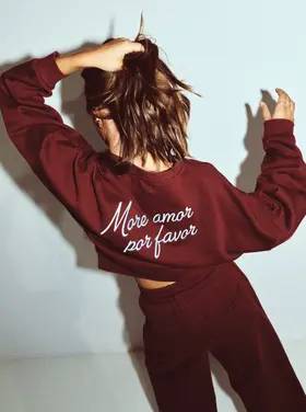Woody WOODY 62H Meisjes sweater, bordeaux 476