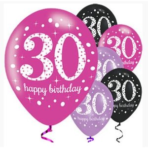 30 Jaar Versiering Slingers En Ballonnen Voor Je Verjaardag