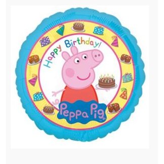 Peppa Pig Happy birthday ballon