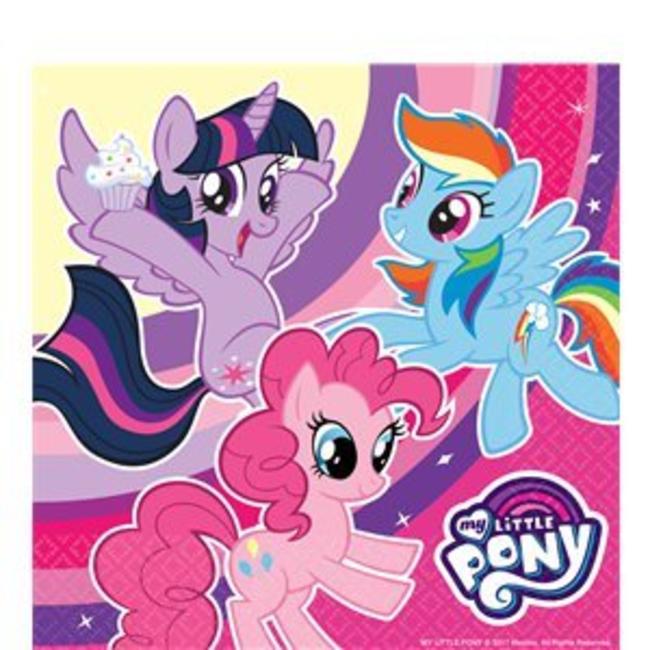 Amscan  My little pony servetten roze