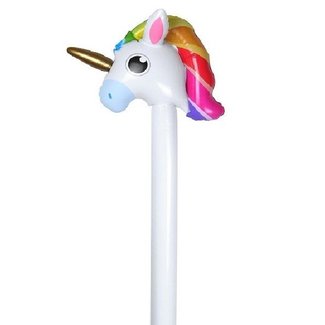 Eenhoorn  Opblaasbare unicorn stok