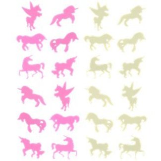 Eenhoorn  Unicorn glow in de dark stickers