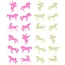 Eenhoorn  Unicorn glow in de dark stickers