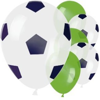 Feestartikelen Voetbal ballonnen groen