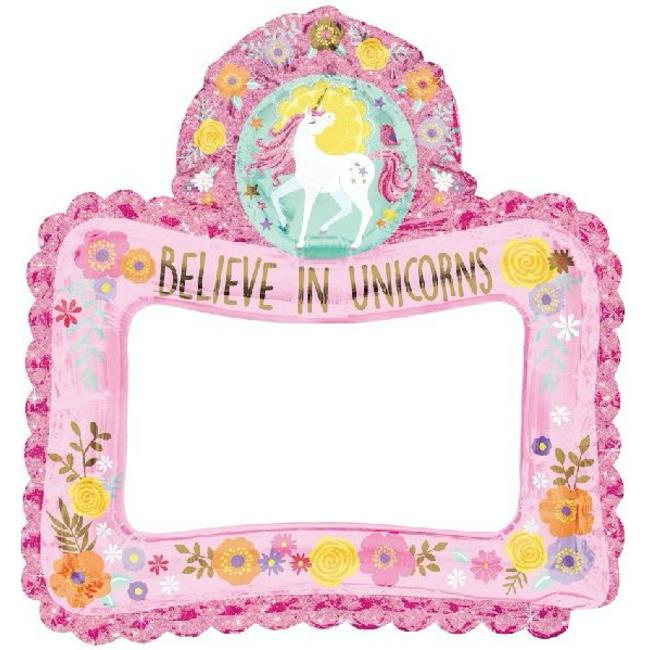 Eenhoorn  Unicorn foto frame roze