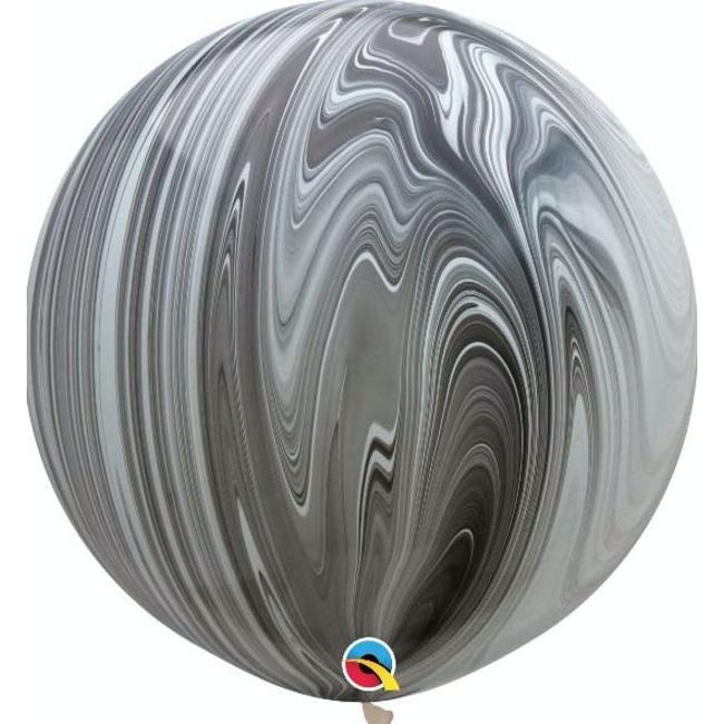 Marble XL ballon grijs