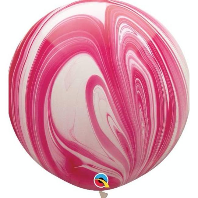 Marble XL ballon roze
