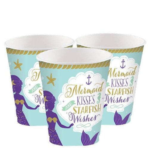 Sparkle mermaid bekers Sparkle mermaid bekers