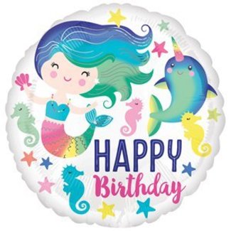 Mermaid regenboog ballon