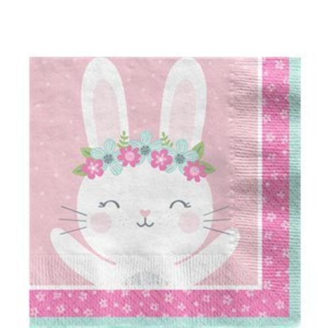 Creative Party  Bunny pastel servetten