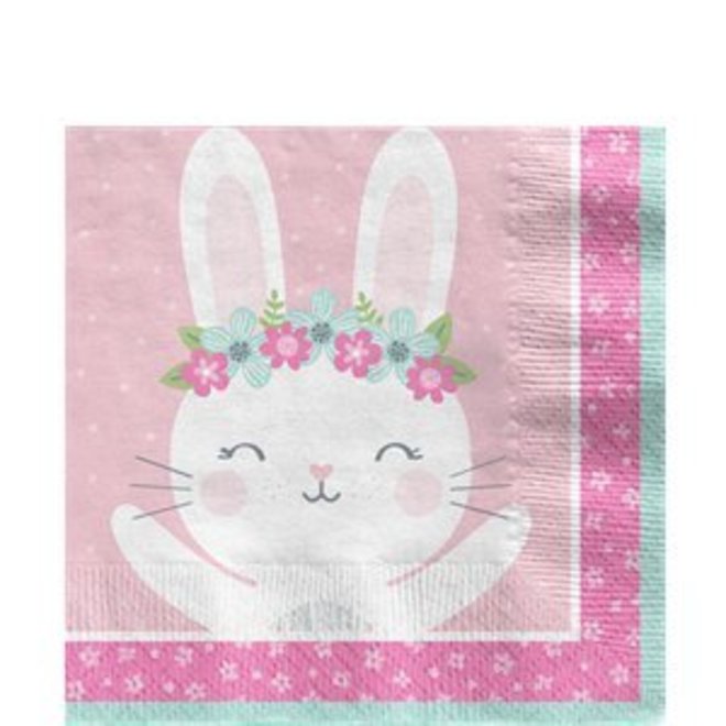 Bunny pastel servetten