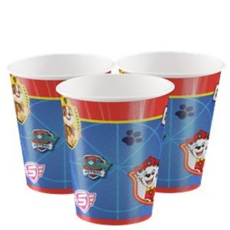 Feestartikelen Paw patrol bekers blauw