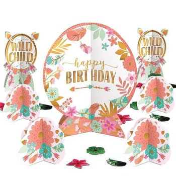 boho happy birthday feestartikelen 