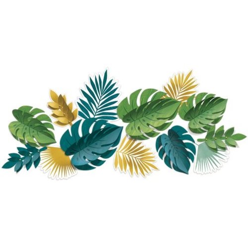 Tropical leaves decoratie Tropical leaves decoratie