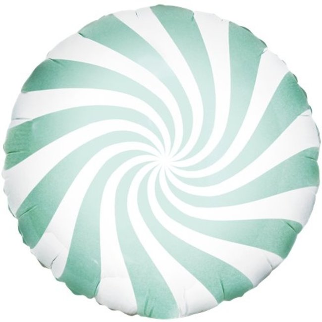 J-style-deco.nl Candy swirl mint groen ballon