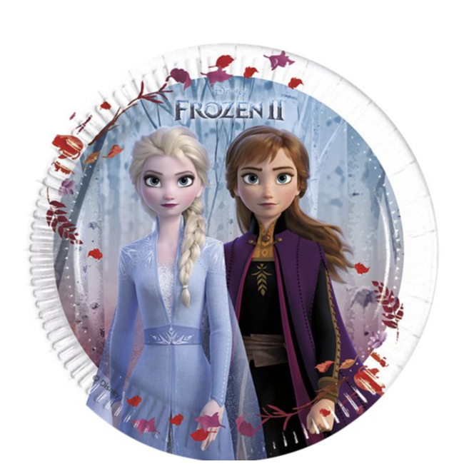 Disney speelgoed en feestartikelen Frozen 2 gebaksborden