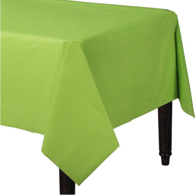 lime groen tafelkleed plastic