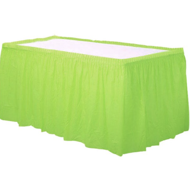 Lime groen tafelrok