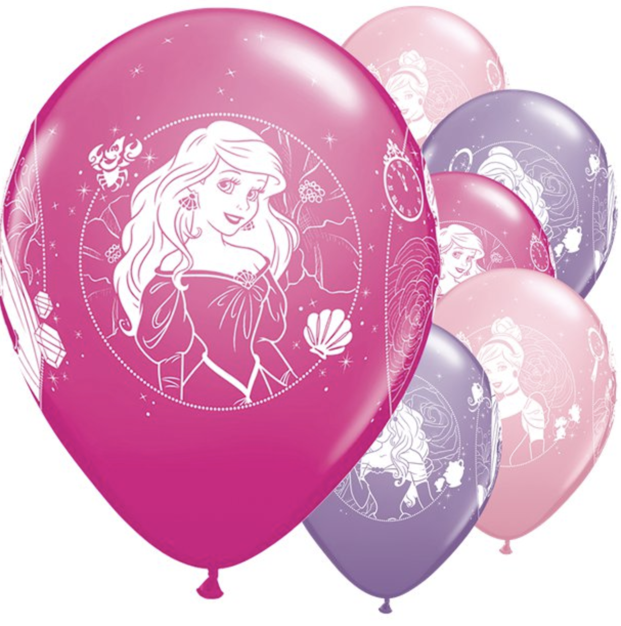 Voorwoord koper staart Disney prinses ballonnen paars - roze | J-STYLE-DECO - J-style-deco.nl |  Online feestwinkel Zeeland