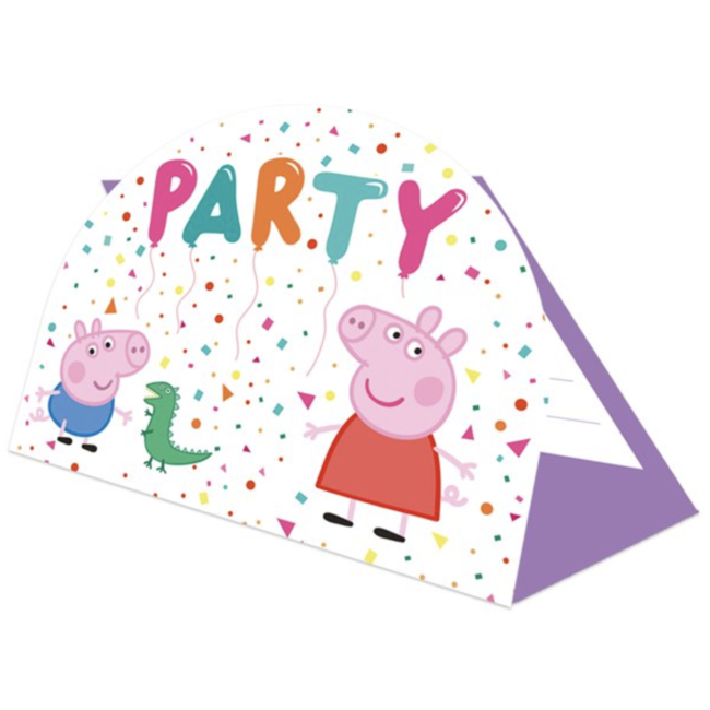 J-style-deco.nl Peppa pig uitnodigingen