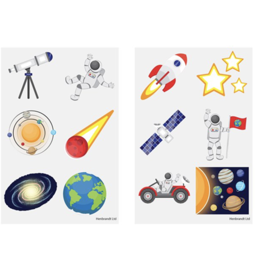 Space party tattoo Space party tattoo